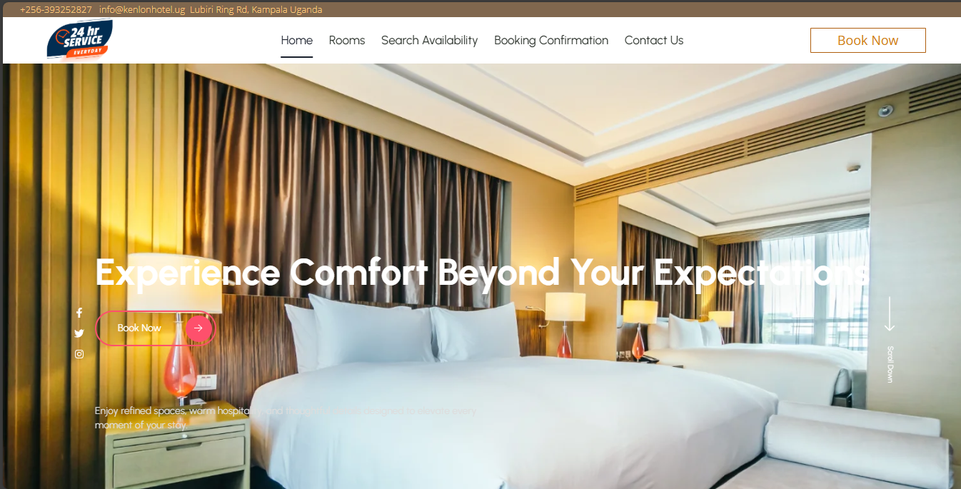 Hotel Website